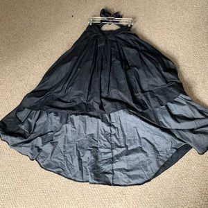 Hi/Low denim skirt